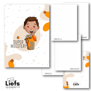 Super meester schrift