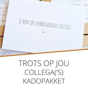 Trots op jou cadeau pakket Liefsoppapier