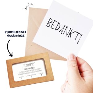 Bedankt kadopakketje voordeelbundel Liefs op papier