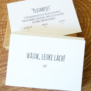 Complimenten - Pluimpjes sets