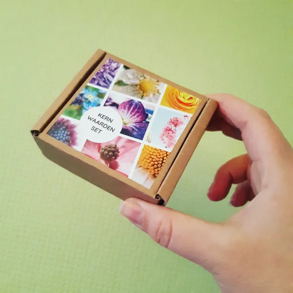 Kernwaarden set - kleur - bloemen associatiekaarten - coachtool - Afbeelding 4