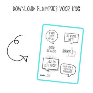 download pluimpjes voor kids Liefsoppapier