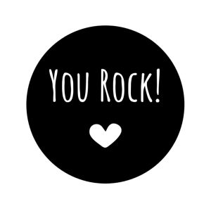 You Rock! - Pluimpjes magneet