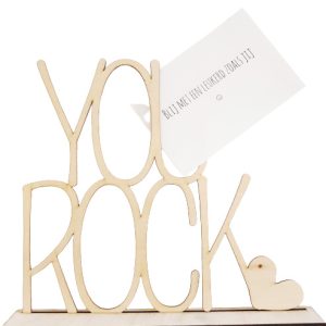 You Rock - houten tekst
