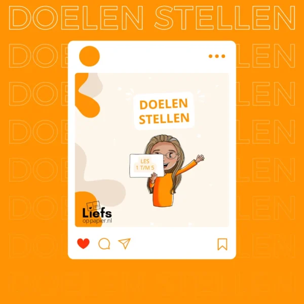 Gratis download Doelen stellen - les 1 tot en met 5