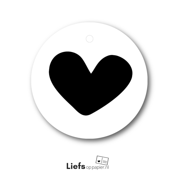 Mini hanglabel - hart