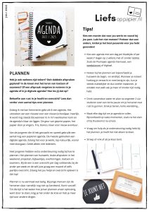 plannen tips