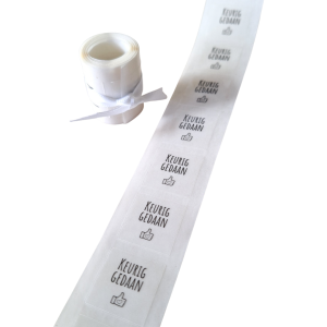Mini stickers Keurig gedaan - 50 stuks