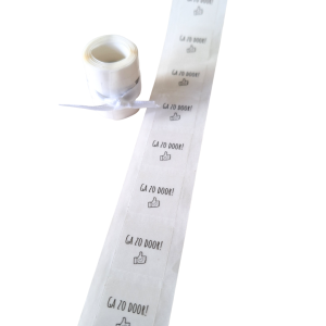 Mini stickers Ga zo door - 50 stuks