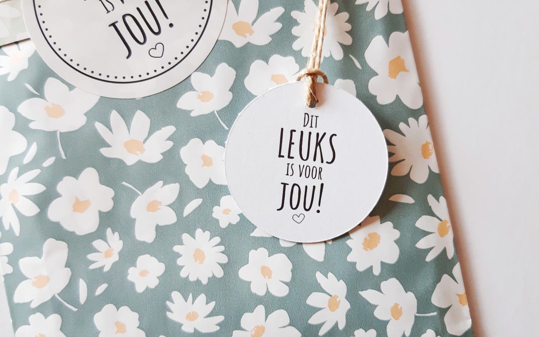 Afscheidscadeau tips - Liefsoppapier