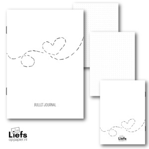 Bullet journal Liefsoppapier schrift
