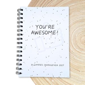 Pluimpjes jaaragenda 2027 Liefs op papier