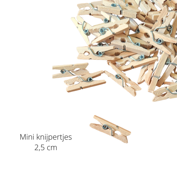 mini knijpertjes liefsoppapier