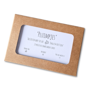 Pluimpjes Engelse versie - English edition Liefs op papier