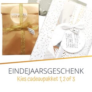 Eindejaarsgeschenk liefsoppapier