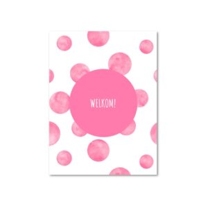 Welkom kadokaart Liefsoppapier