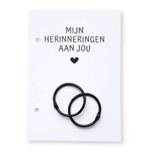 Bewaarbundel herinneringenboekje