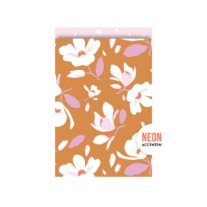 Inpakzakjes voorjaar fris bloem - 12 x 19 cm - per 5 stuks
