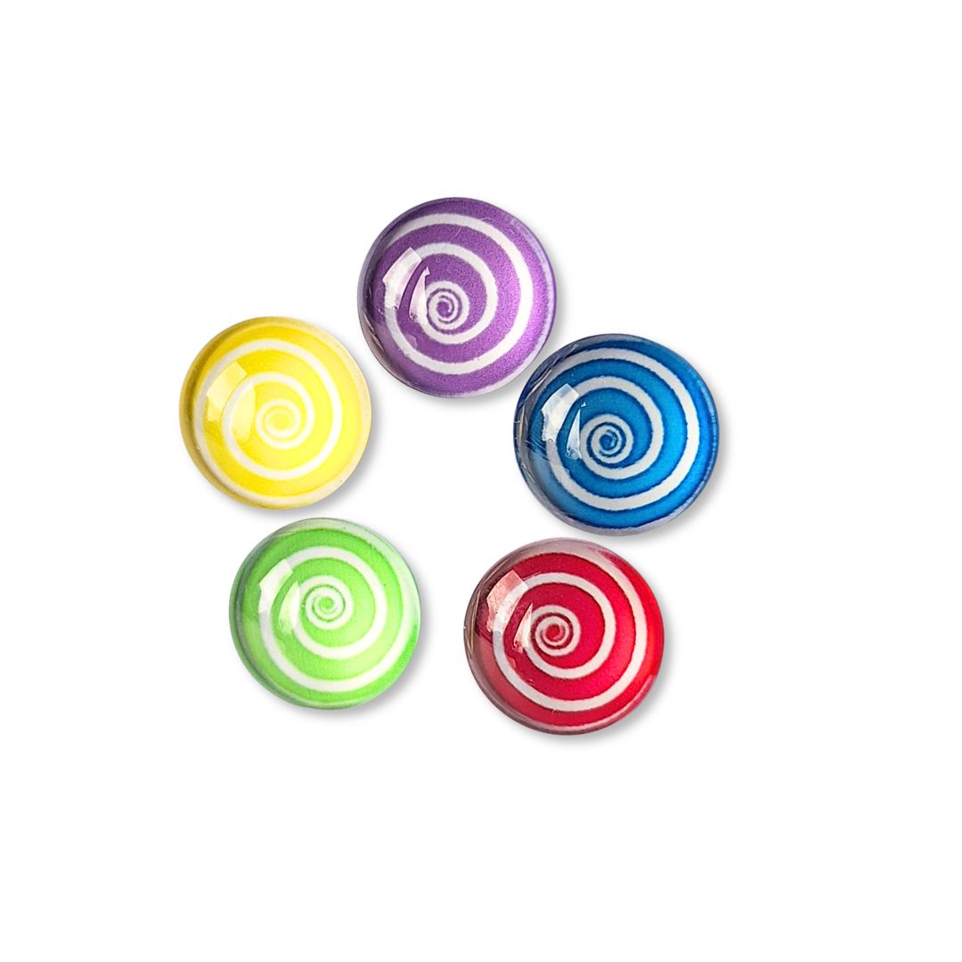 Magneet kaartenhouder set - swirls
